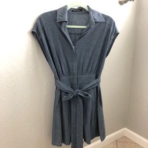 Eshakti Chambray Romper NWOT